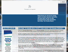 Tablet Screenshot of panamarealestate-panamarealtor.com